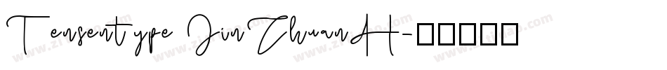 Tensentype JinZhuanH字体转换
